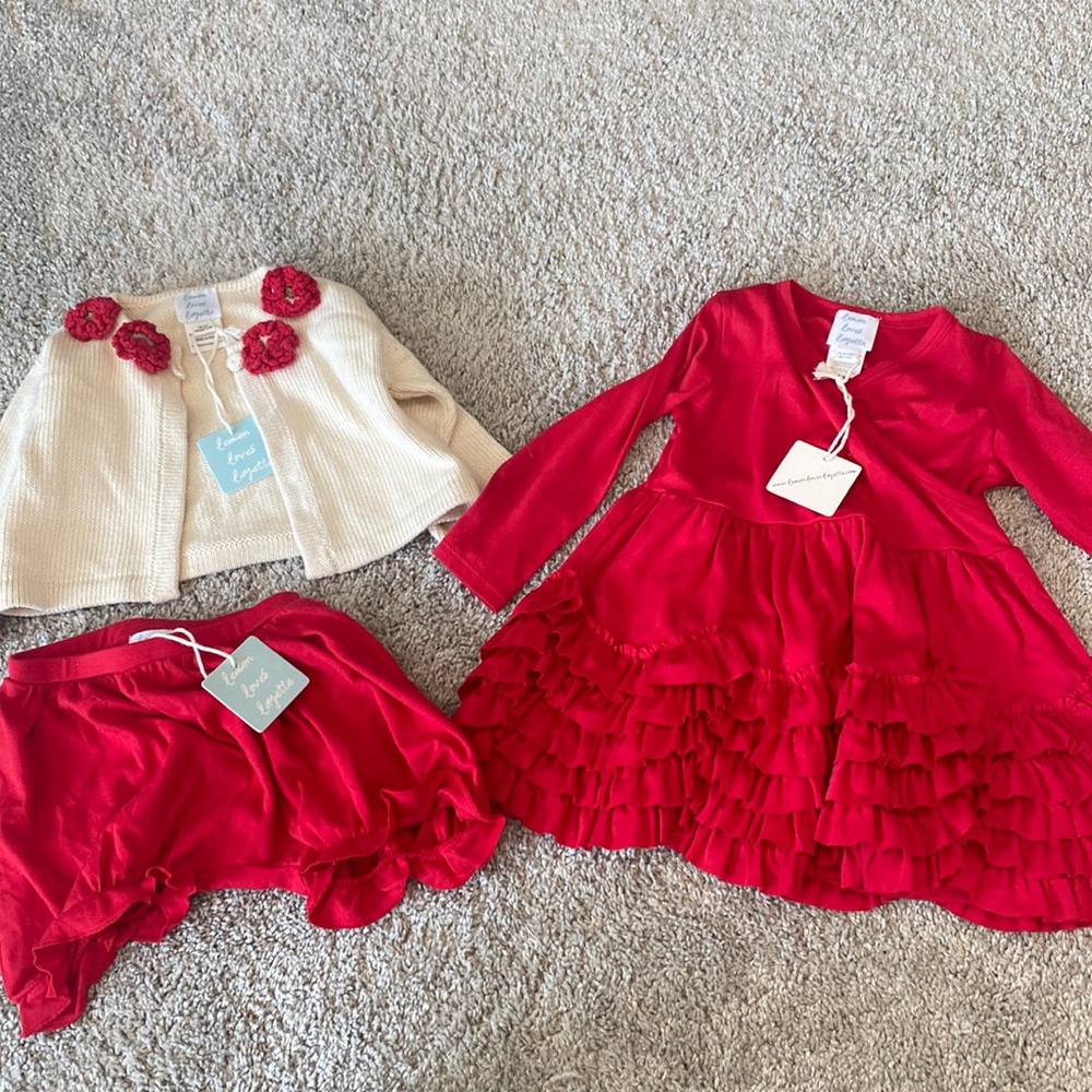 Lemon loves layette 3 piece set
